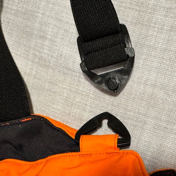 Helly Hansen Kids Insulated Ski Bib Pants K Rider Style EU92cm (2T) Orange Black - Picture 15 of 16